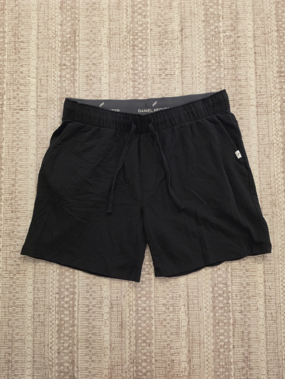 Daniel Hechter Paris Black Lounge Shorts - Size L